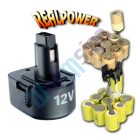 Black & Decker Fúrócsavarozó KC1262F felújítás - Ni-Mh 2-3Ah 12V