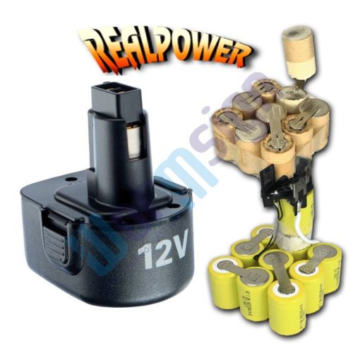 Black & Decker Fúrócsavarozó KC12K akku felújítás - Ni-Mh 2-3Ah 12V