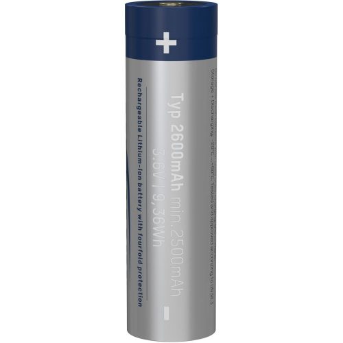 ANSMANN 18650 Li-ion 2600mAh védett akkumulátor USB töltéssel