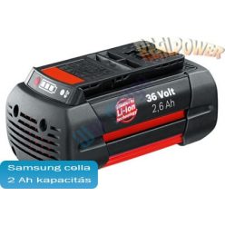 Bosch 2 607 336 002 li-ion akku felújítás 36V 2 Ah