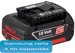 Bosch 2 607 336 236 akku felújítás 18V Bosch 4Ah