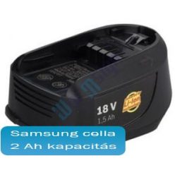   Bosch 2 607 336 040/2 607 336 208 li-ion akku felújítás 18V 2Ah