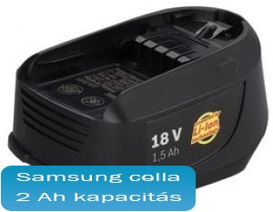 Bosch 2 607 336 040/2 607 336 208 li-ion akku felújítás 18V 2Ah