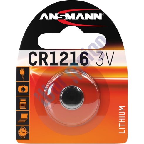 ANSMANN CR1216 3V lítium gombelem 1db/csomag