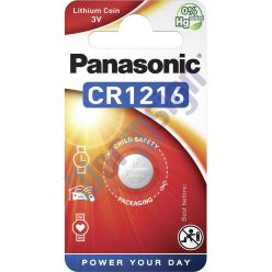 Panasonic CR1216 3V lítium gombelem 1db/csomag
