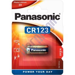 Panasonic CR123 3V lítium fotóelem 1db/csomag