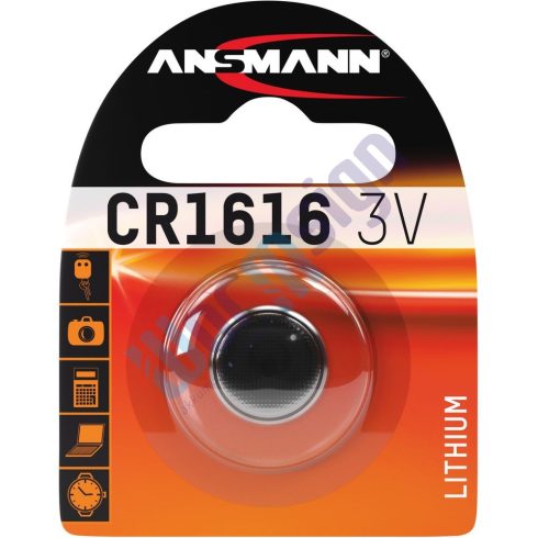 ANSMANN CR1616 3V lítium gombelem 1 db/csomag