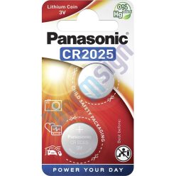 Panasonic CR2025 3V lítium gombelem 2db/csomag