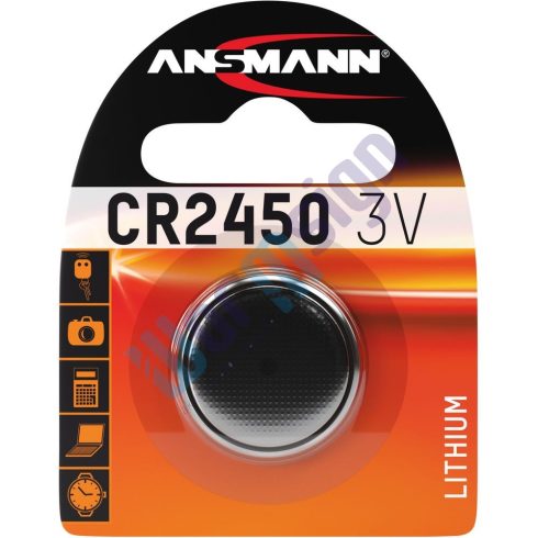 ANSMANN CR2450 3V lítium gombelem 1 db/csomag