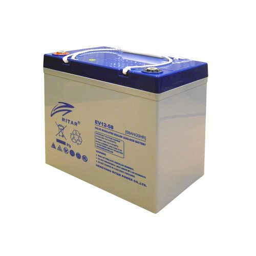 Ritar EV12-58 12V 58Ah elektromos járműmeghajtó akkumulátor