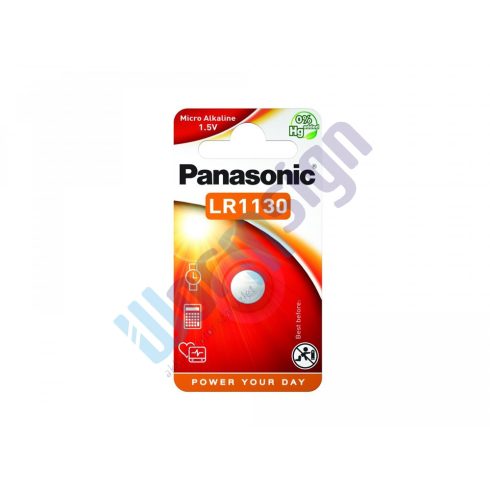 Panasonic LR-1130 1,5V alkáli gombelem 1db/csomag