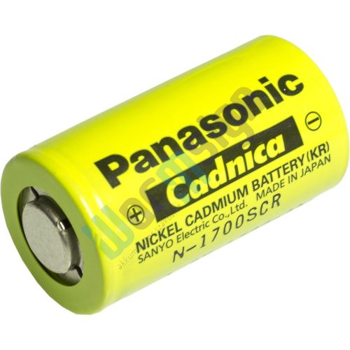 Panasonic N-1700SCR 1,2V 1750mAh Ni-Cd nagy áramú ipari akkumulátor cella