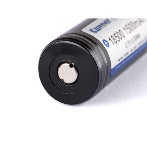 KeepPower 18500 3,7V 1500mAh Li-ion akkumulátor védelemmel