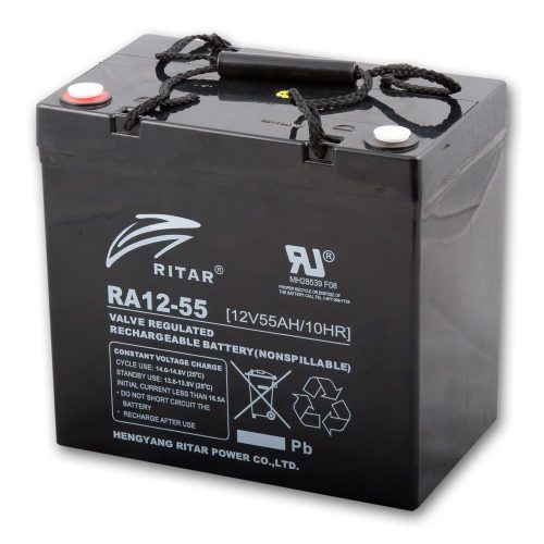 Ritar RA12-55-F11 12V 55Ah zárt ólomakkumulátor