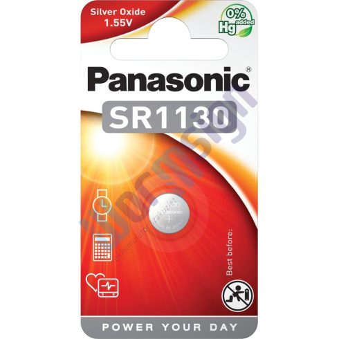 Panasonic SR-1130 1,55V ezüst-oxid óraelem 1db/csomag