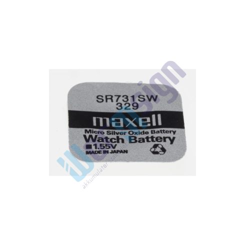 Maxell SR731SW 1,55V ezüst-oxid gombelem 1db